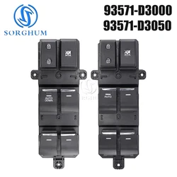 SORGHUM 93571-D3000 93571-D3050 Master Switches For 2016-2018 HYUNDAI TUCSON LHD Window Switch Control Regulator Lifter Button