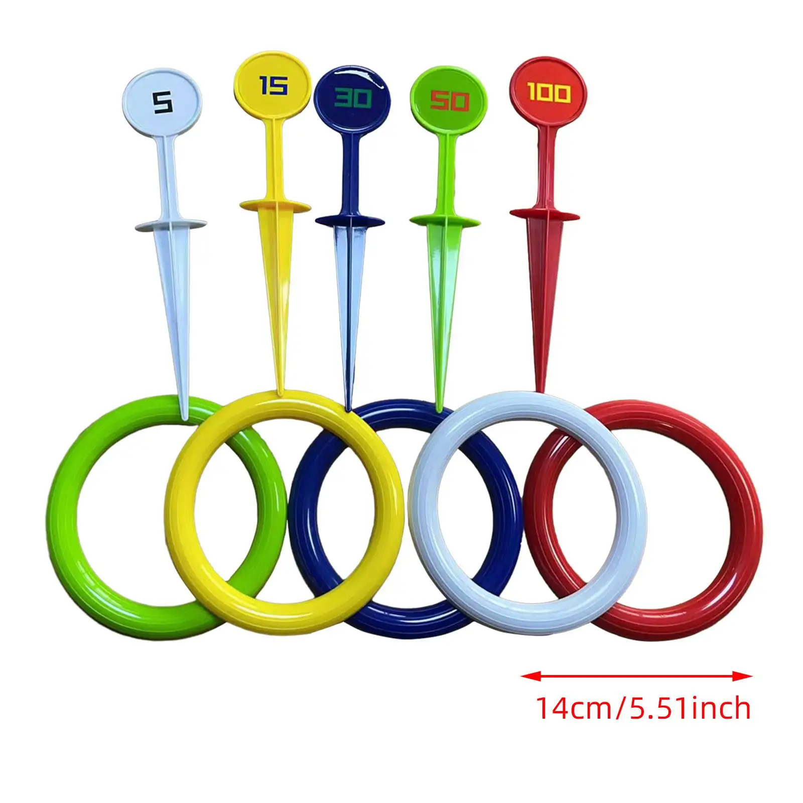 แหวนเด็กโยนชุดเกม 14 ซม.Dia การศึกษาของเล่นโยนและ Active Play ชุดสําหรับชายหาดกลางแจ้งวันเกิด PARTY Supplies ในร่ม