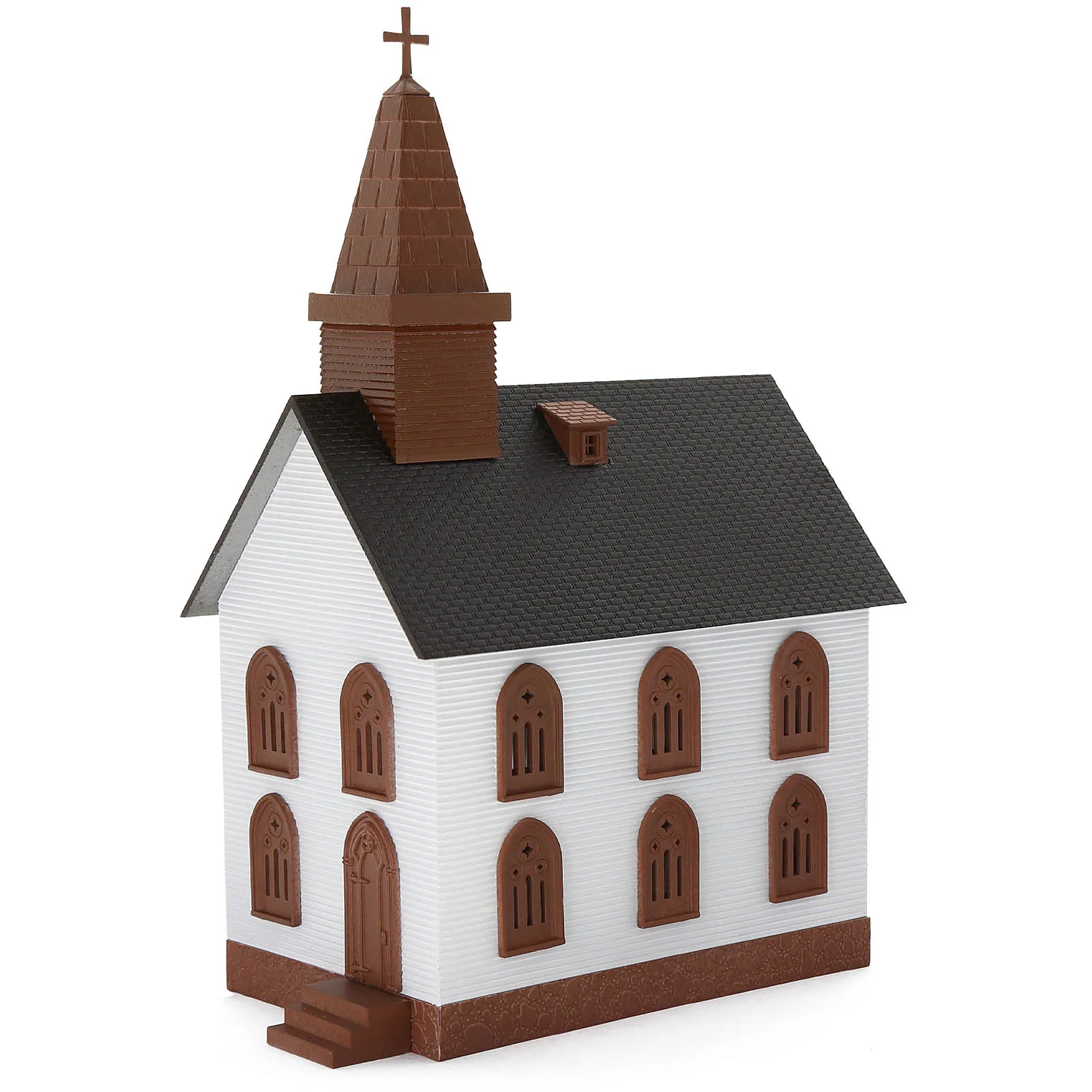 

Evemodel HO Scale 1:87 Model Church Assembled Painted 2-Story JZ8706