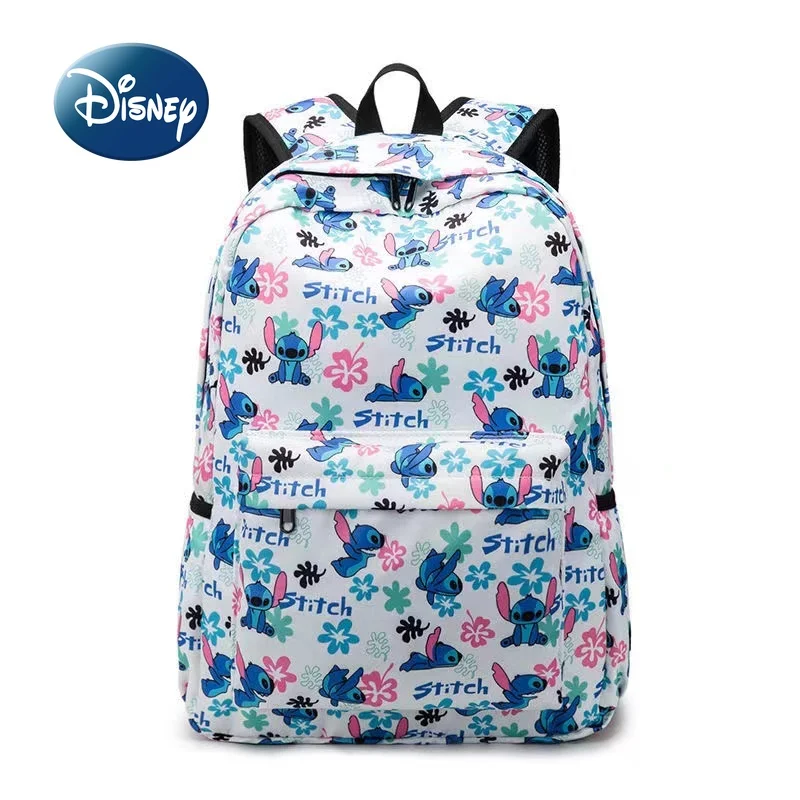 

Disney Stitch New Women's Backpack Luxury Brand Student School Bag Waterproof Lightweight Leisure Travel Parent-child Backpack