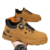 Chaussures d'été décontractées pour hommes, baskets en cuir confortables et souples, chaussures de marche pour hommes, chaussures à plateforme pour hommes 6