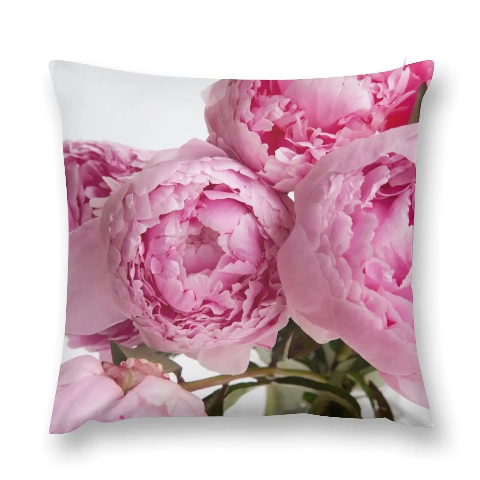 

Gorgeous Pink Peonies Throw Pillow Cushion Cover Sofa Cushions Covers Cushions For Decorative Sofa anime girl pillow