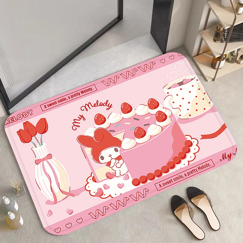 

Door Mat My Melody Living Room Rug Kitchen Carpet Bedroom Mats Custom Entrance Doormat Carpets Home Rugs Bath Foot Prayer