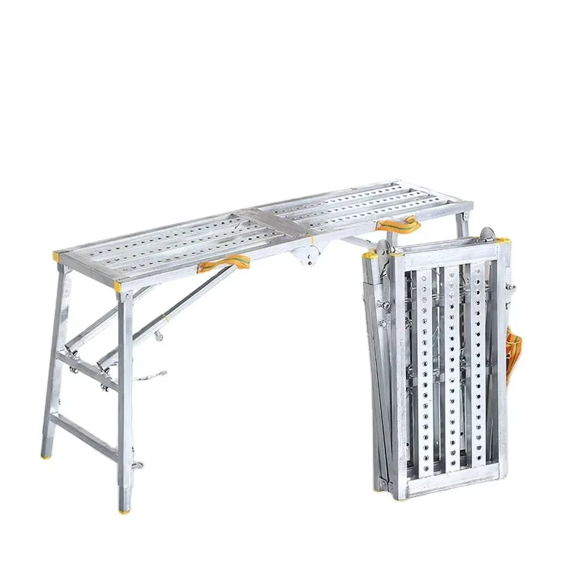 مقعد حصان محمول من الفولاذ قابل للتعديل بارتفاع سميك لسلامة العمل على ارتفاعات عالية