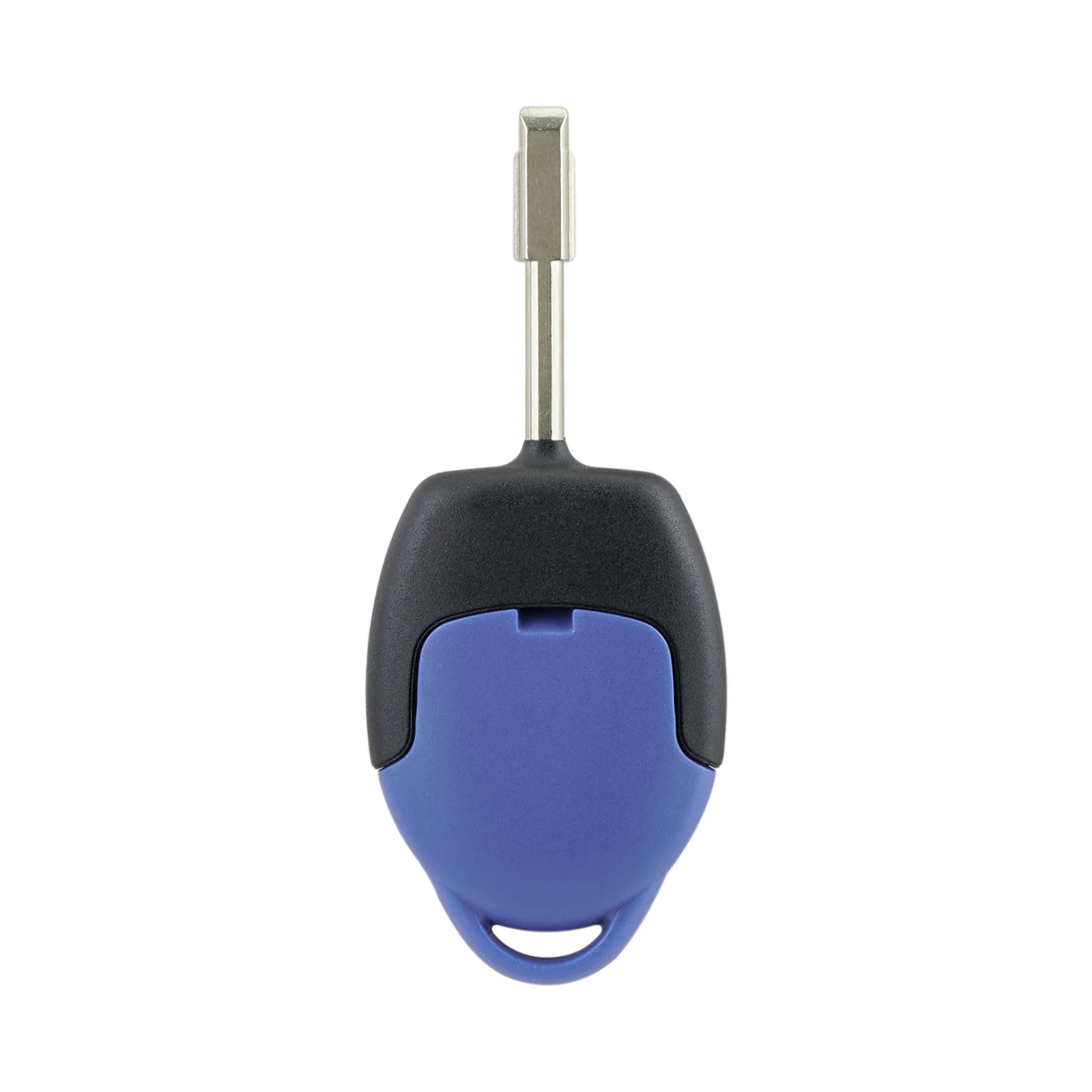 OHMSEN Blue Remote Car Key Fob Shell Case 3 Button + Uncut Blade for Ford Transit Connect VANS MK7 Replacement