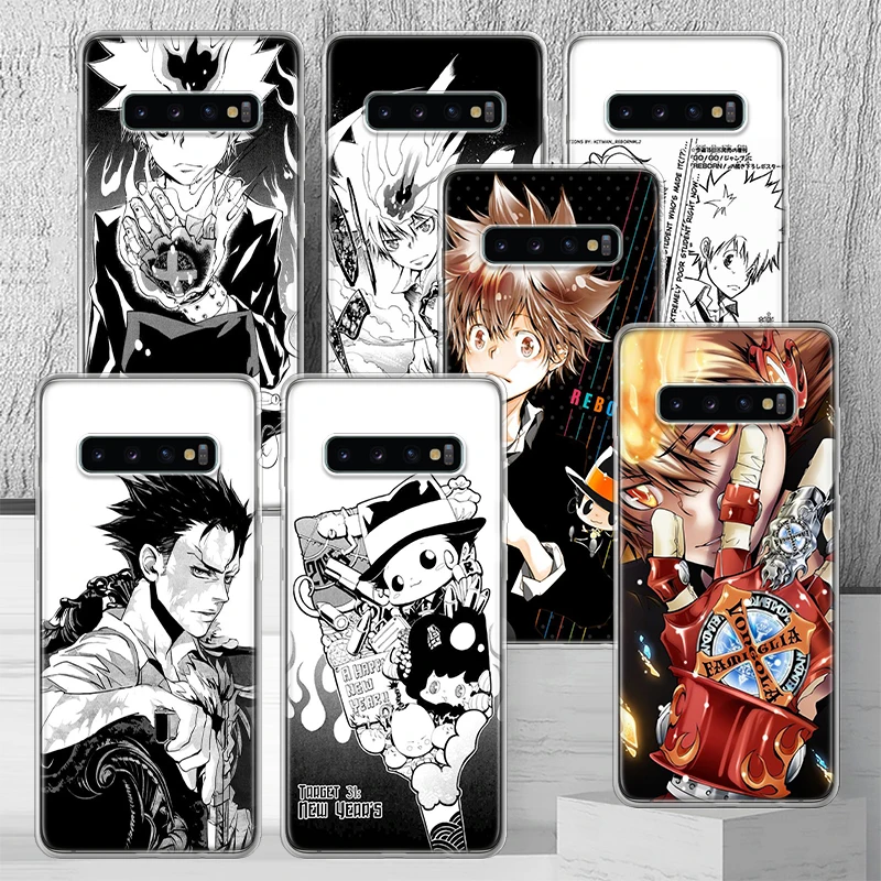 Katekyo Hitman Reborn Phone Case Cover for Samsung Galaxy S25 S24 S23 S22 Ultra S21 Plus S20 FE S10 S25U Soft Shell Capa Funda S