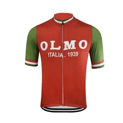 1939 ITALIA Men OLMO Retro Cycling Jersey Short Sleeves