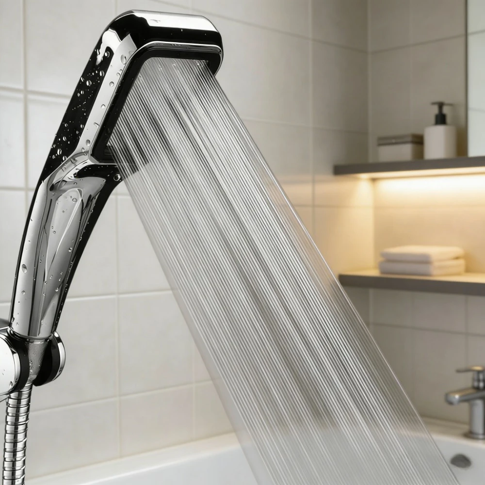 

Shower accessories 300-hole high-pressure rainfall nozzle, chrome-plated ABS square, water-saving and large-flow household