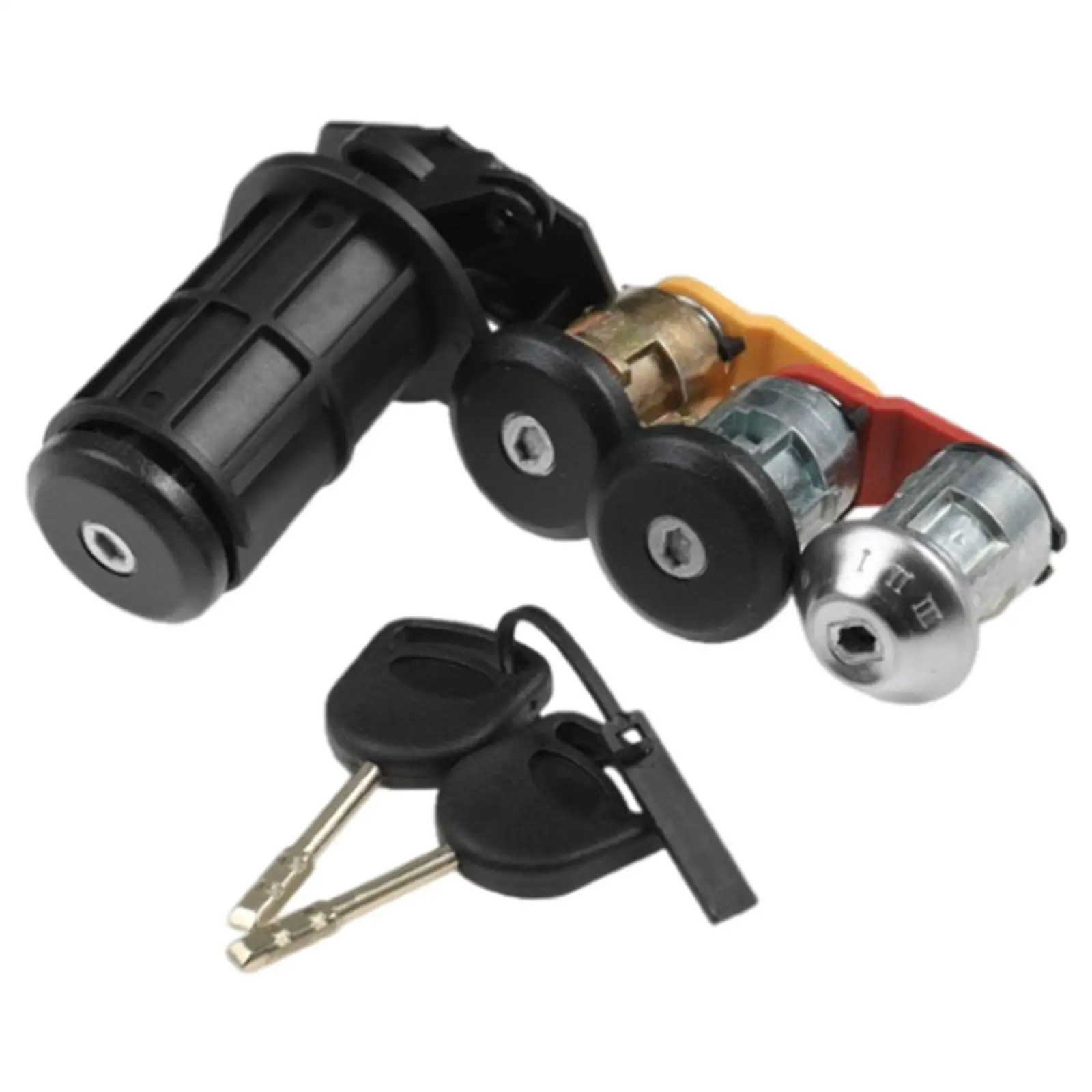 Automobiles Door Lock Full Set, 7177664516 ,W/ Lock Cylinder Accessories Replacement Parts