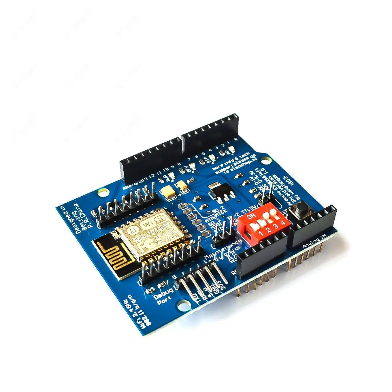 ESP8266 ESP-12 ESP-12E UART Wifi Wireless Shield Development Board For Arduino Mega UNO R3 Module Mega 3.3V 5V TTL Interface one