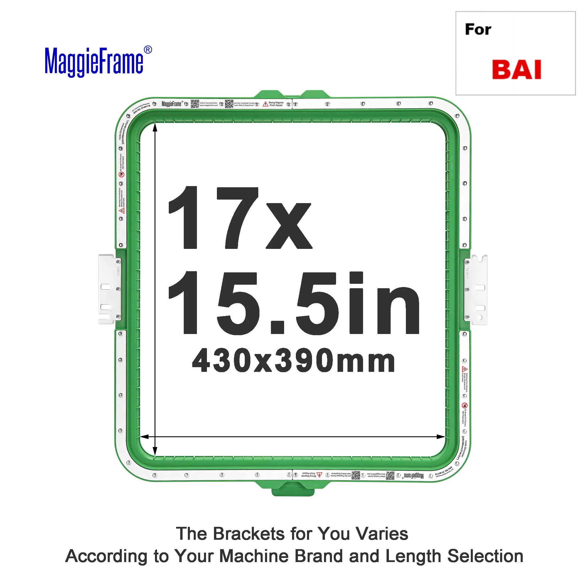 MaggieFrame Magnetic Hoop 17