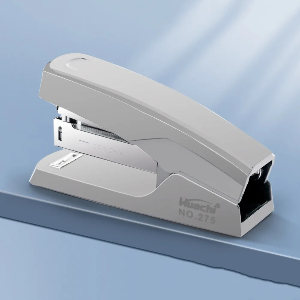 Stapling Tools Labor-Saving Stapler Portable Metal Paper Stapling Machine Grey/Black Hand Tools Staplers for Desk