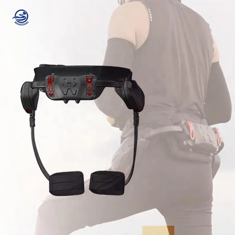 AI Electric Exoskeleton Walker Rollator for Elderly Power Walking Robot Climbing Assist Knee Strength Training Walking Aid