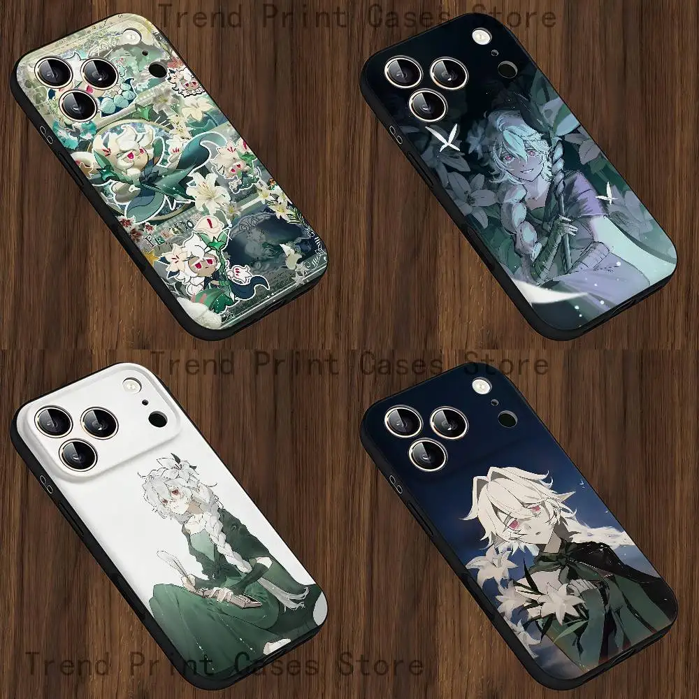 

White Lily C-Cookie Phone Case For iPhone 15,16,17,13,14,11,12,Pro,Max,Plus,E,Air,Mini Protect Shell