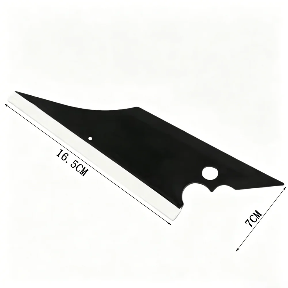 3 Pcs/Lot Car Film Tool PP+rubber Fish Mouth Shaped Soft Scraper Pointed Edge Water Removal Board Glass Ice Body & Window Use