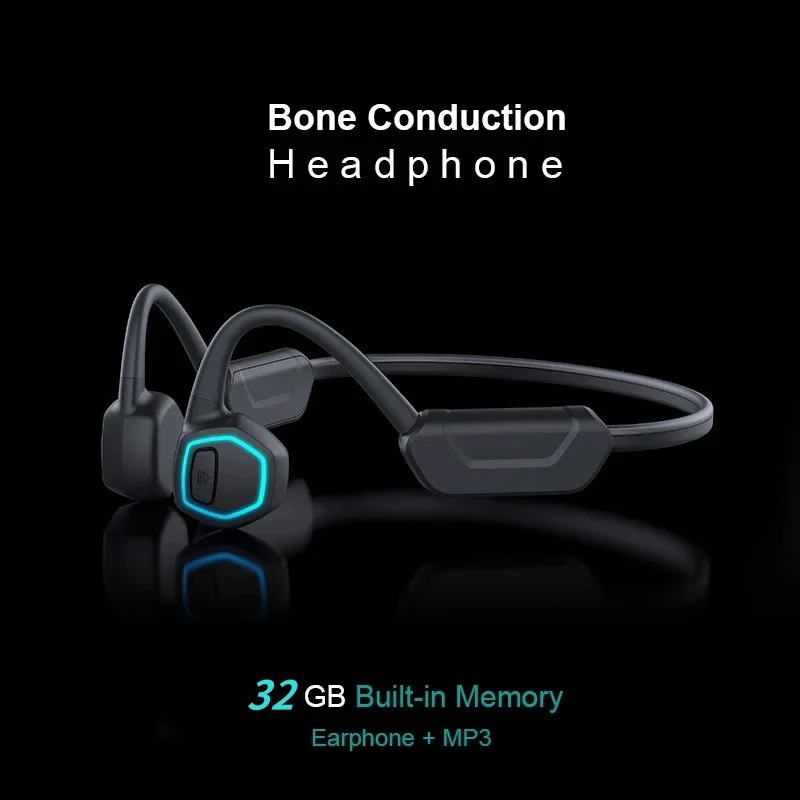 

Bone Conduction Bluetooth Headphones IPX8 Waterproof Wireless Earphones Swimming Sports Headset 32GB MP3 Player for Xiaomi ios