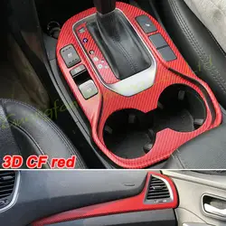 For Hyundai Santafe IX45 2013-2019 Car-Styling 3D/5D Carbon Fiber Car Interior Center Console Color Molding Sticker Decals