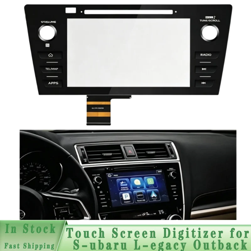 8 Inch Touch Screen Digitizer For S-ubaru L-egacy Outback 2018 19 STARLINK Car Radio Navigation Touch Panel OEM 86431AL66A 86471