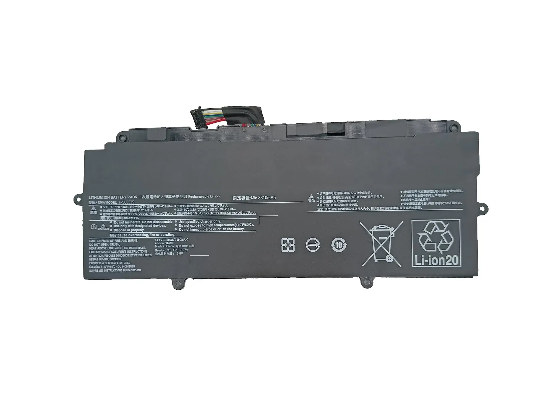 

KYTD FPB0353S FPCBP579 Replacement Battery for Lifebook U9311 U9311X TH77/E3 FMVT77E3LB CP803415-01 FPB0352S FPCBP578 High Perfo