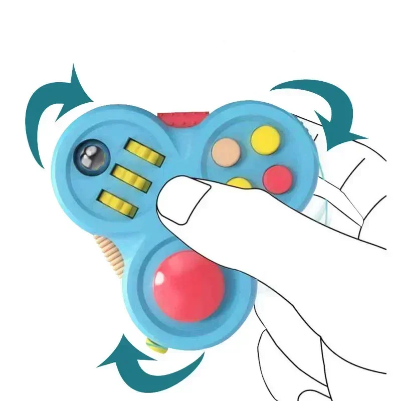Retro Classic Fidget Pad Controller Function Handheld Game Fidget Toys Packs - Stress Relief Sensory Toys view 5
