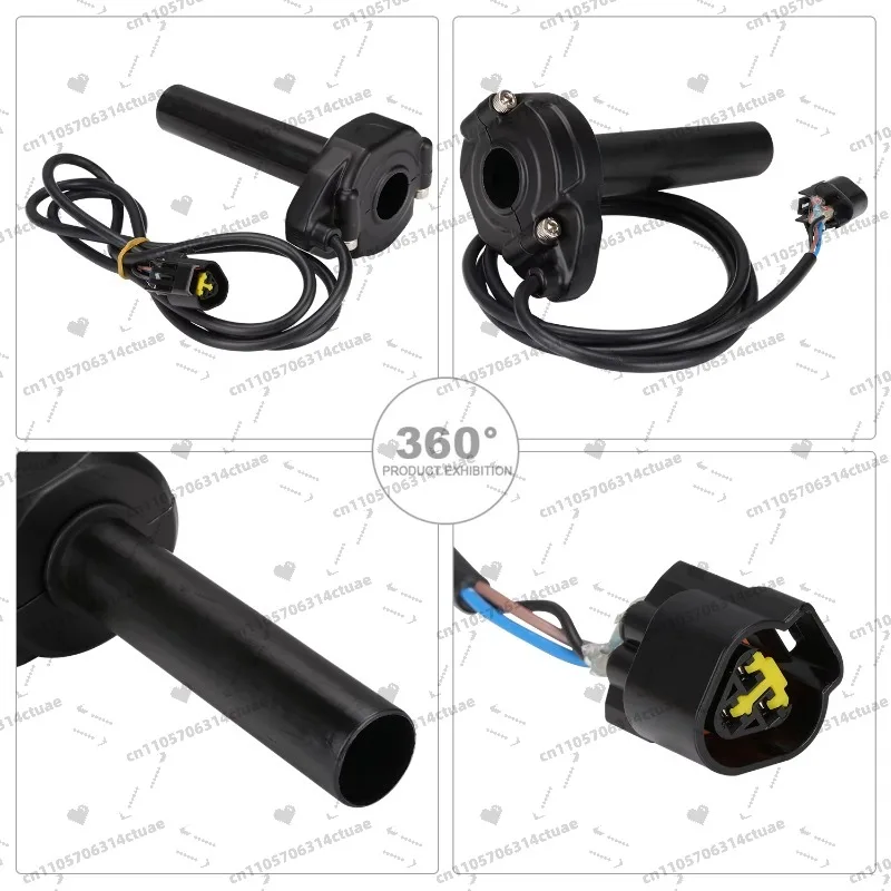 Manija del acelerador Manija de dirección del acelerador de motocicleta eléctrica