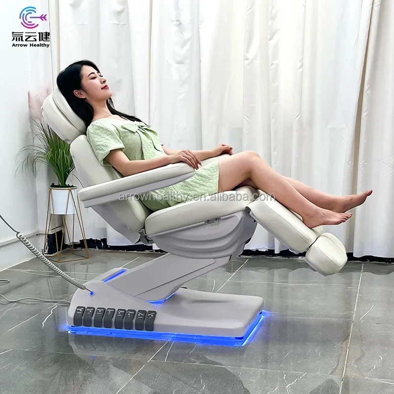 Pedicure Chair,3 4 Motors Electric Facial Beauty Salon Bed Medical Spa Massage Treatment Table Podiatry Chair Aesthetic Tattoo