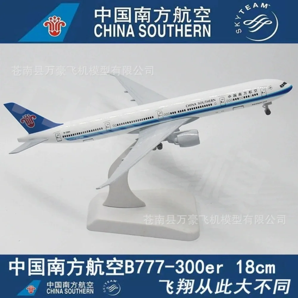 20 سنتيمتر B777 سلسلة الخطوط الجوية دييكاست نموذج طائرة معدنية 1/400 مقياس طائرة مصغرة عدة مع حامل شاشة لسطح المكتب الزينة