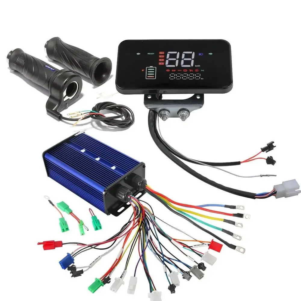 TDPRO 36V 48V 72V 60A Brushless Motor Controller Display Throttle Electric Bike Scoote