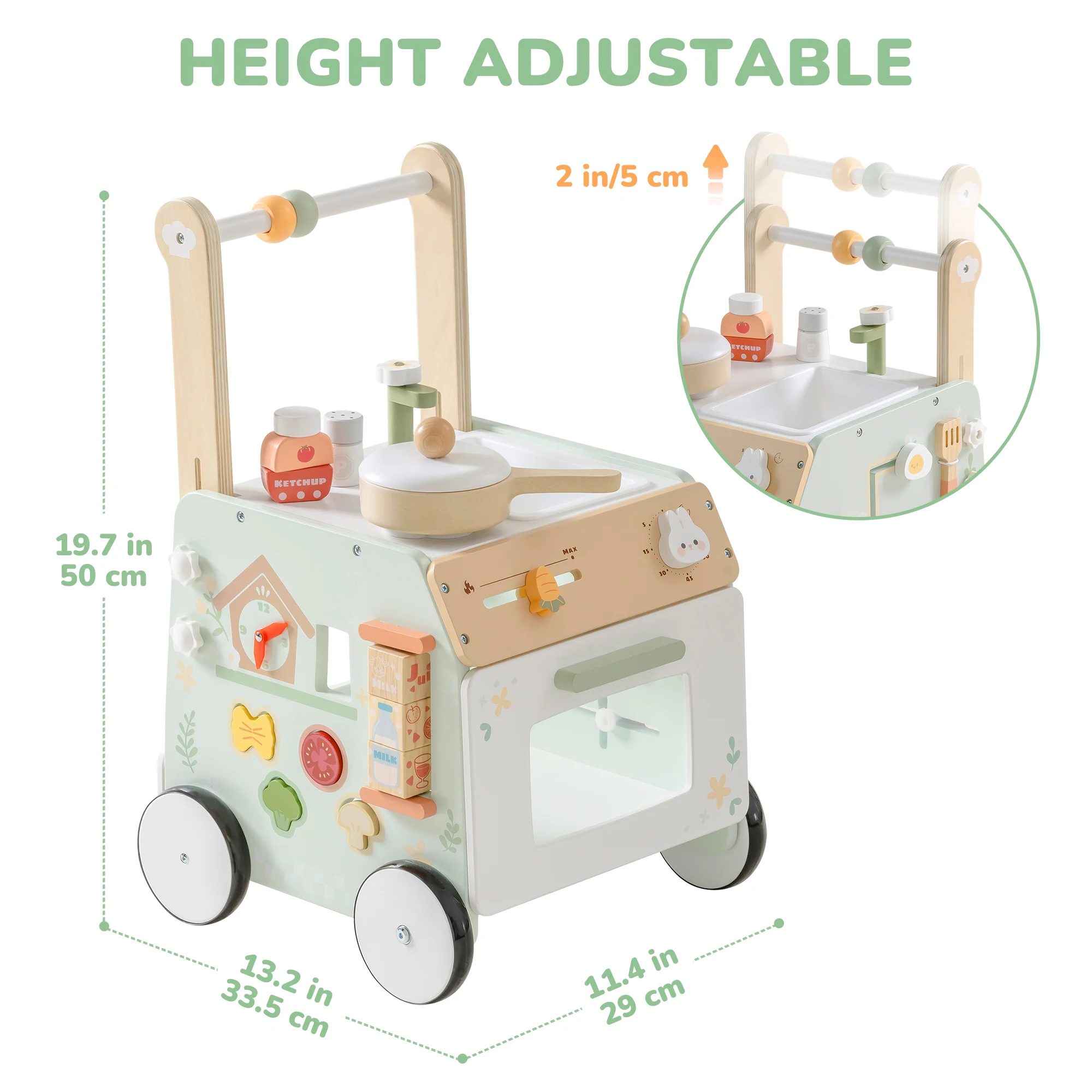 Robud Drewniany Chodzik dla Ni – Baby Walker Activity recenzja i cena