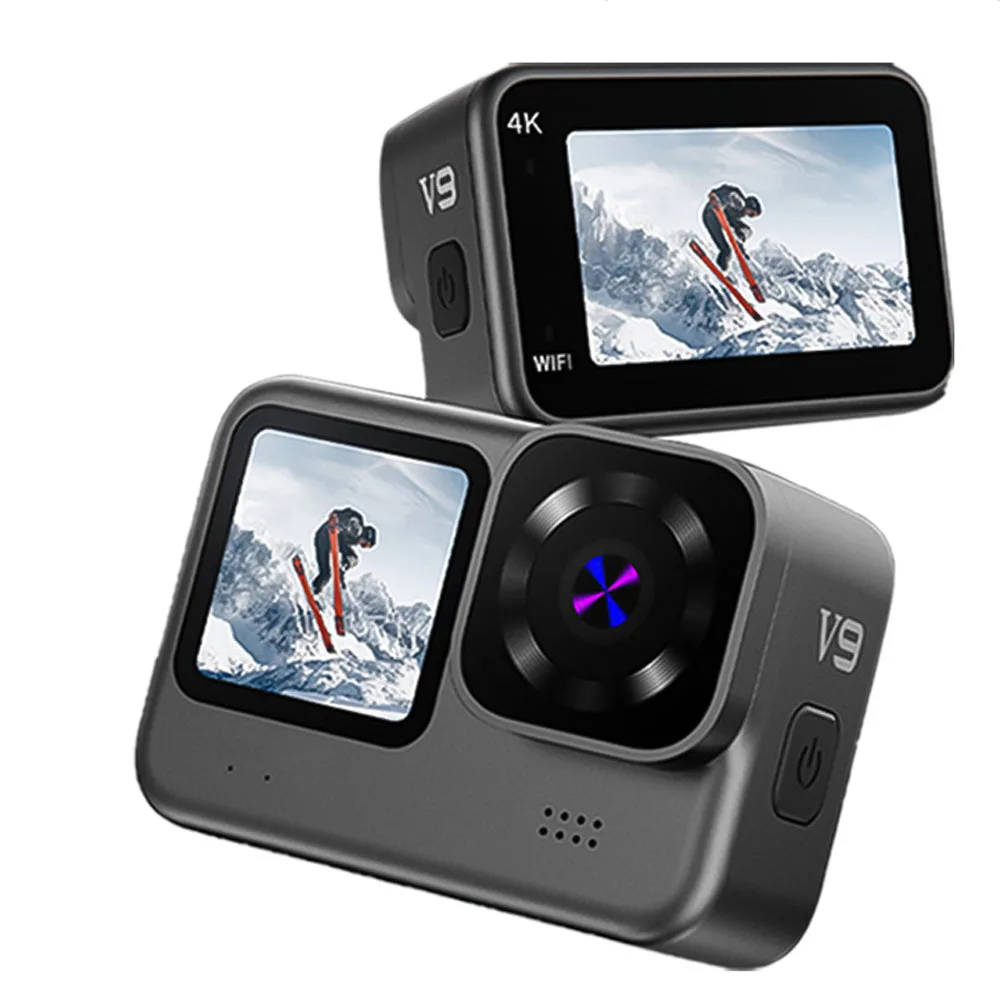 

4K Action Camera Dual Screen Anti Shake IP68 Waterproof Sport Camera Drive Recorder WiFi Camcorder Helmet Action Cam