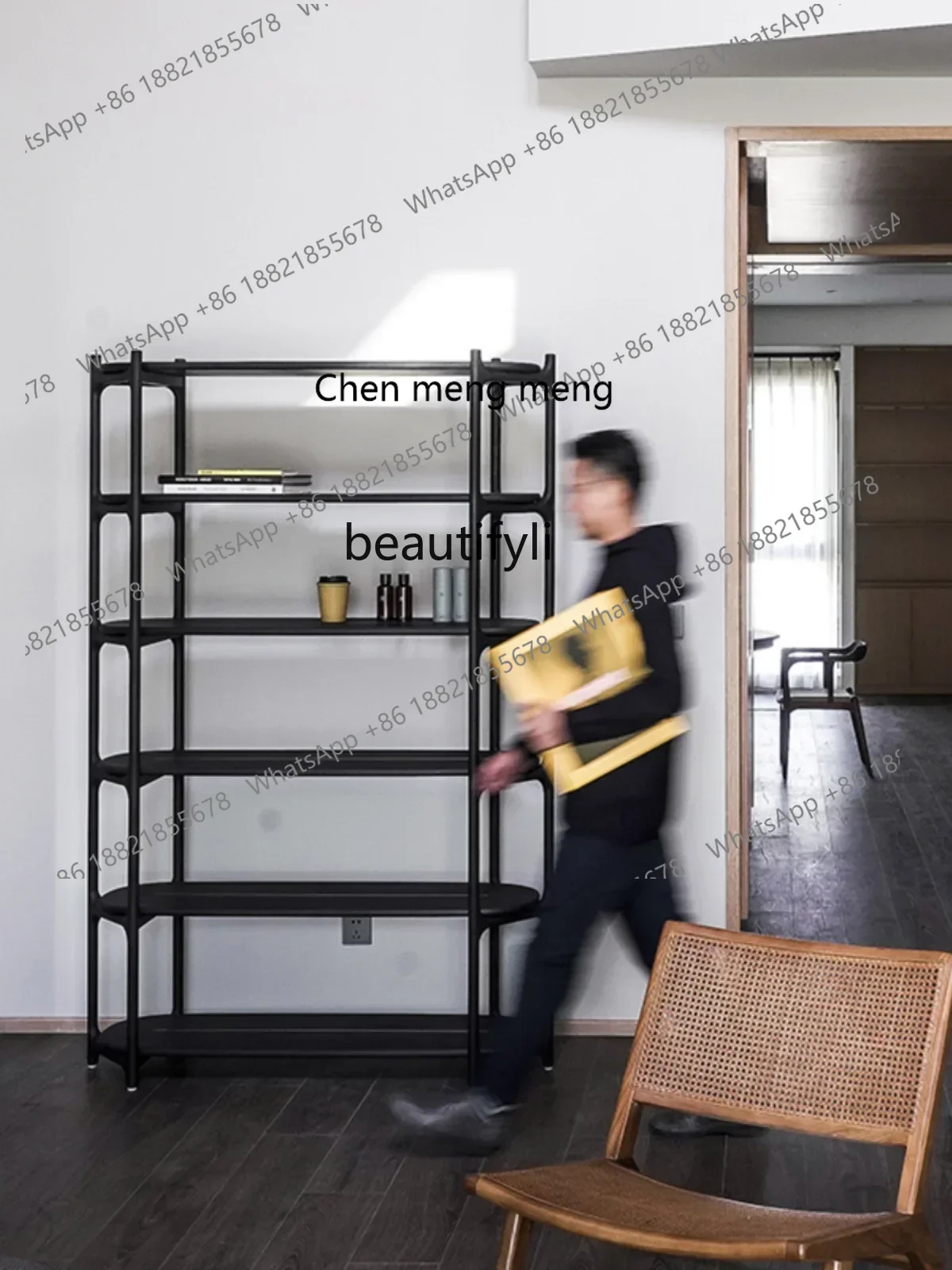 

XZCIGAR Bookshelf 6th Floor Modern Simple Bookcase Study Combination Storage Collectibles Shelf