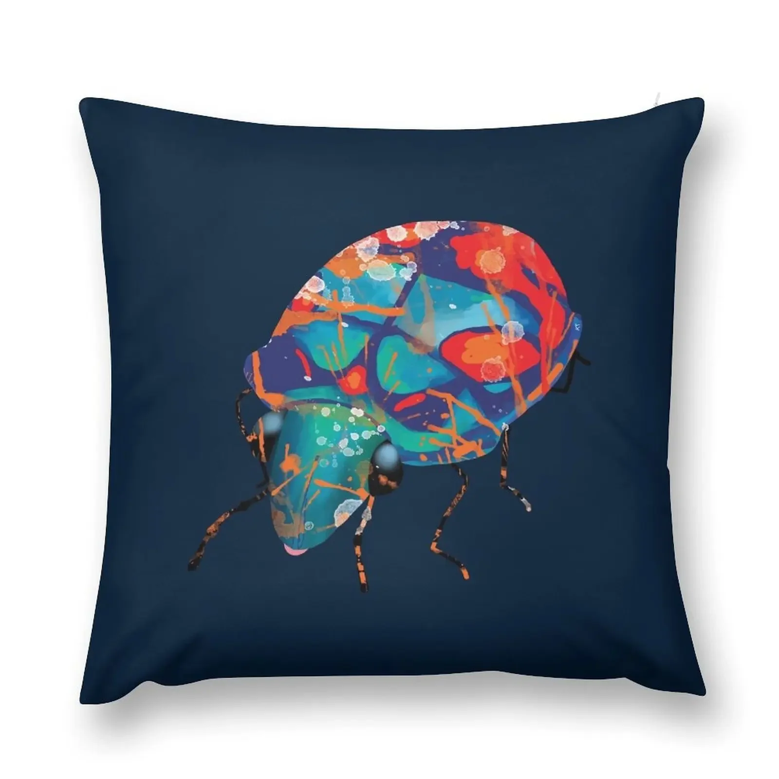 Cotton Harlequin Bug Throw Pillow Ornamental Pillow Decorative Cushions For Living Room pillow