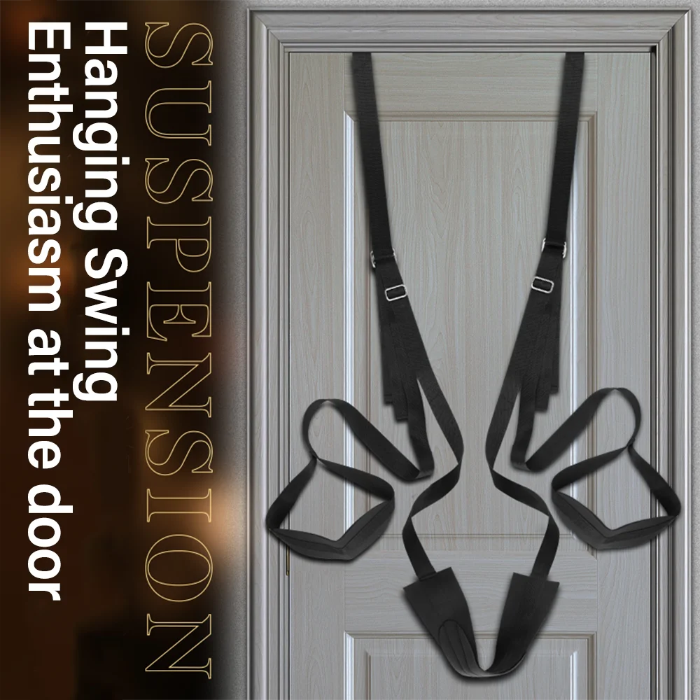 Adult Sex Toys BDSM Door Sex Swing Chair Seat Bondage Restraints Adjustable Detachable Seat Sexual Stimulation Adult Supplies