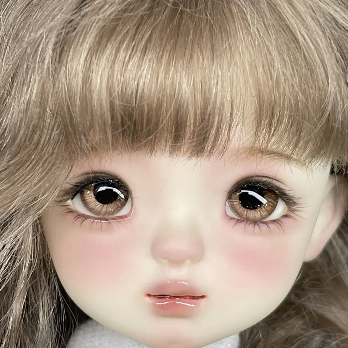 12/14/16/18mm Doll's Eyes for 1/6 1/4 1/3 Bjd Doll Girl Toys Dress Up Handmade Plaster Eyeball Brown Play House Doll Accessories