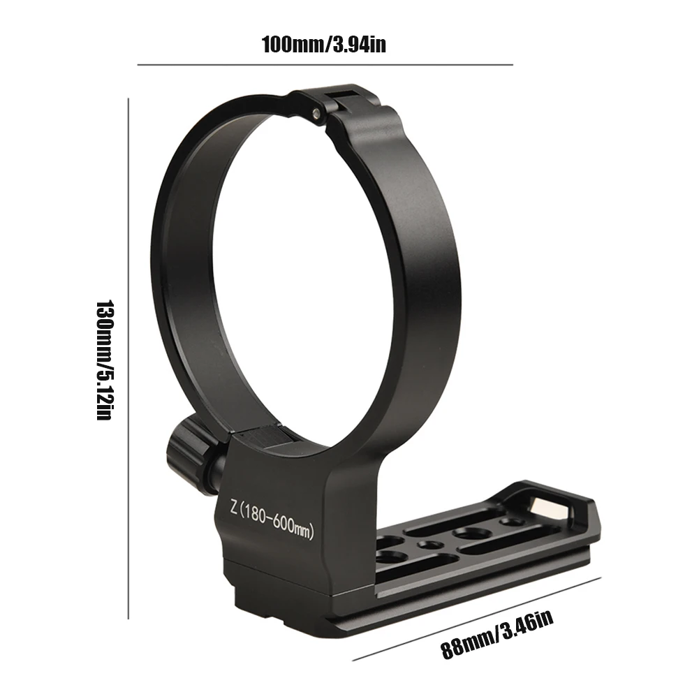 Кольцо для крепления штатива для объектива Nikon Nikkor Z 180-600 мм F/5,6-6,3 VR металлический воротник для объектива штатив кольцо для крепления Встроенная пластина