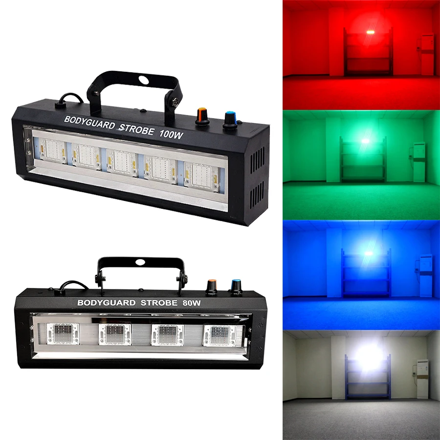 

RGB LED Strobe Light DJ Disco Stage Effect Stroboscope Party Holiday Wedding Culb Flash Christmas KTV