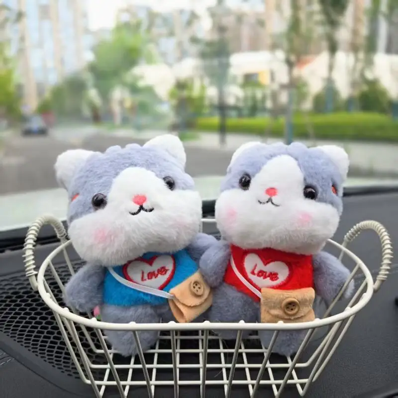 かわいい漫画の動物猫ぬいぐるみキーホルダーペンダントバックパックぶら下げ装飾ギフト