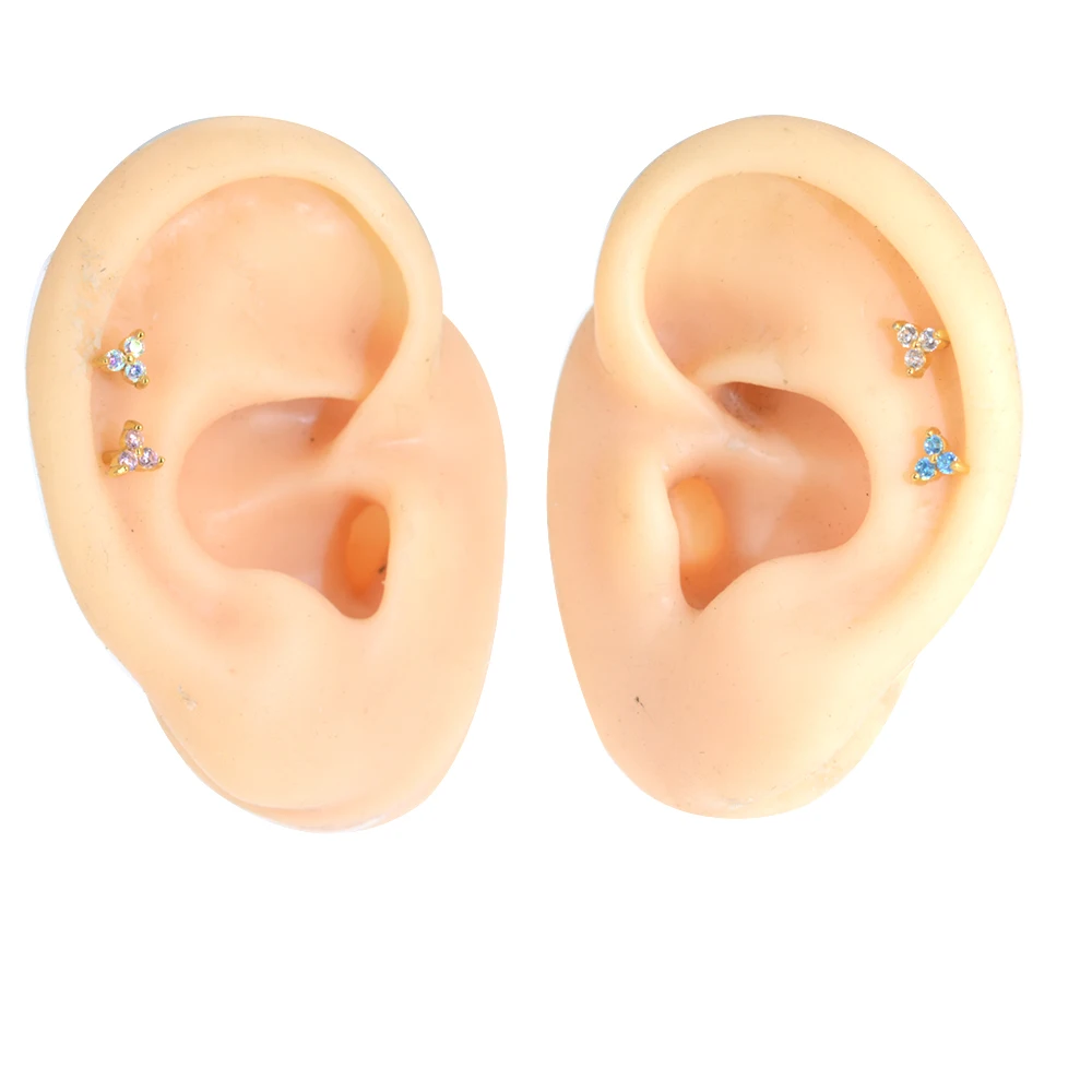 الجراحية الصلب Labret مسمار الشفاه ميدوسا حلقة الأذن الغضروف اللولب الزنمة الفص Concha ثقب القرط هيبوالرجينيك مجوهرات للجسم