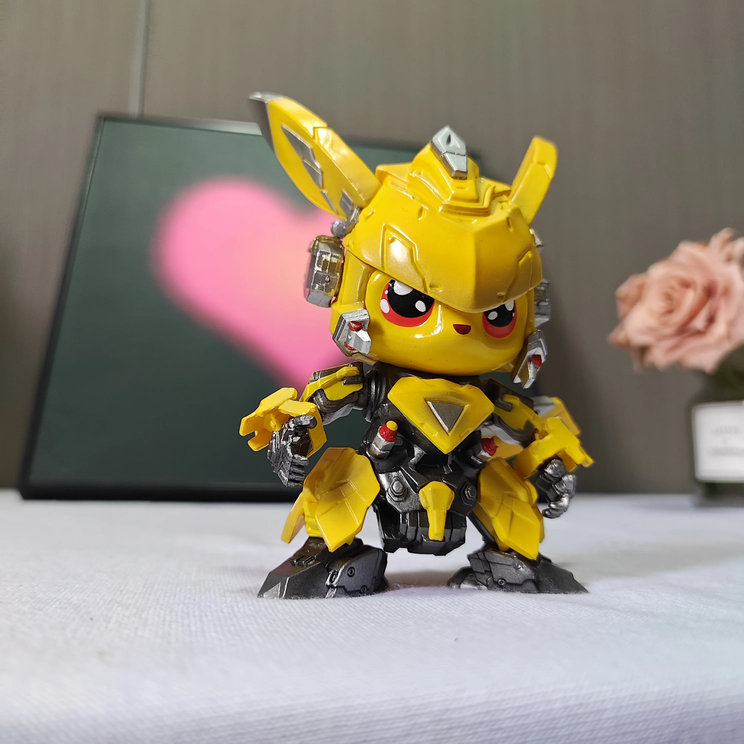 Pikachu Bumblebee Peripheral Figurine Model Table Decoration, Birthday Gift, Trendy Toy Scene Decoration, Car Decoration - view 4