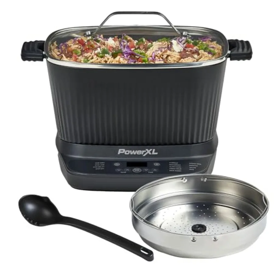 

7.5 Quart Digital Multi-Cooker with Automatic Paddle for Stirring and Shredding 9-in-1 Programmable Presets to Saute Sear and B