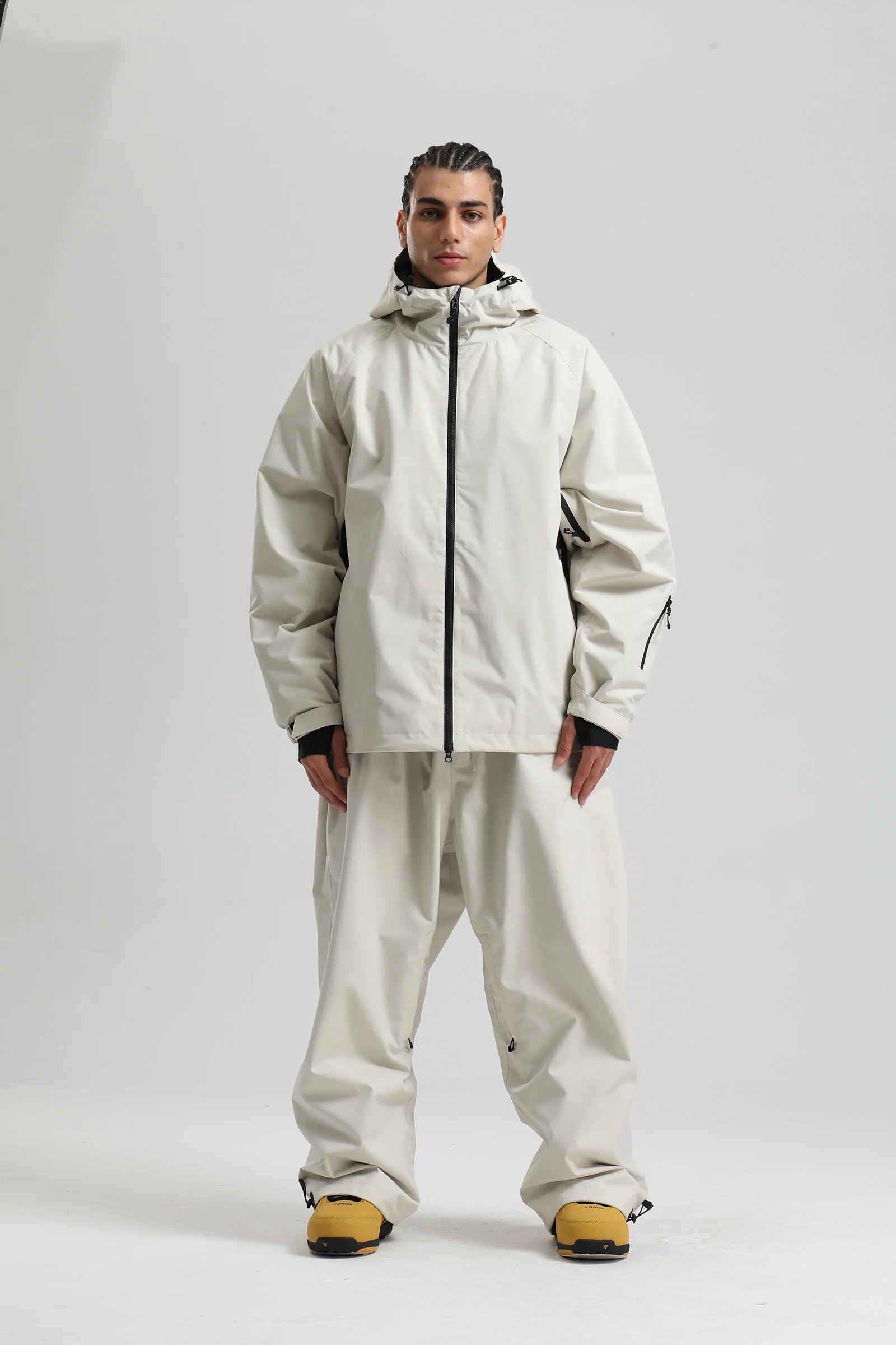 

Gsou Snow 2025 Solid Color Professional Snowboard Suit Windproof Waterproof Breathable Unisex Ski Jacket And Pants for Men Women