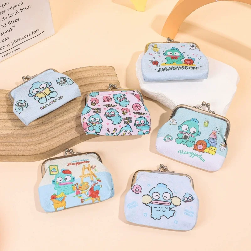 

24pcs/lot Creative Sanrio Hangyodon Pencil Case Cute Pencil Box Coin Purse Stationery Pen Bag School Supplies