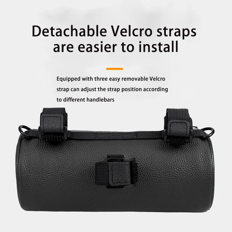 OFFBONDAGE Bicycle Front Tube Bag Waterproof Large Capacity Handlebar Bag Portable Multifunctional Shoulder Bag Bike Bag