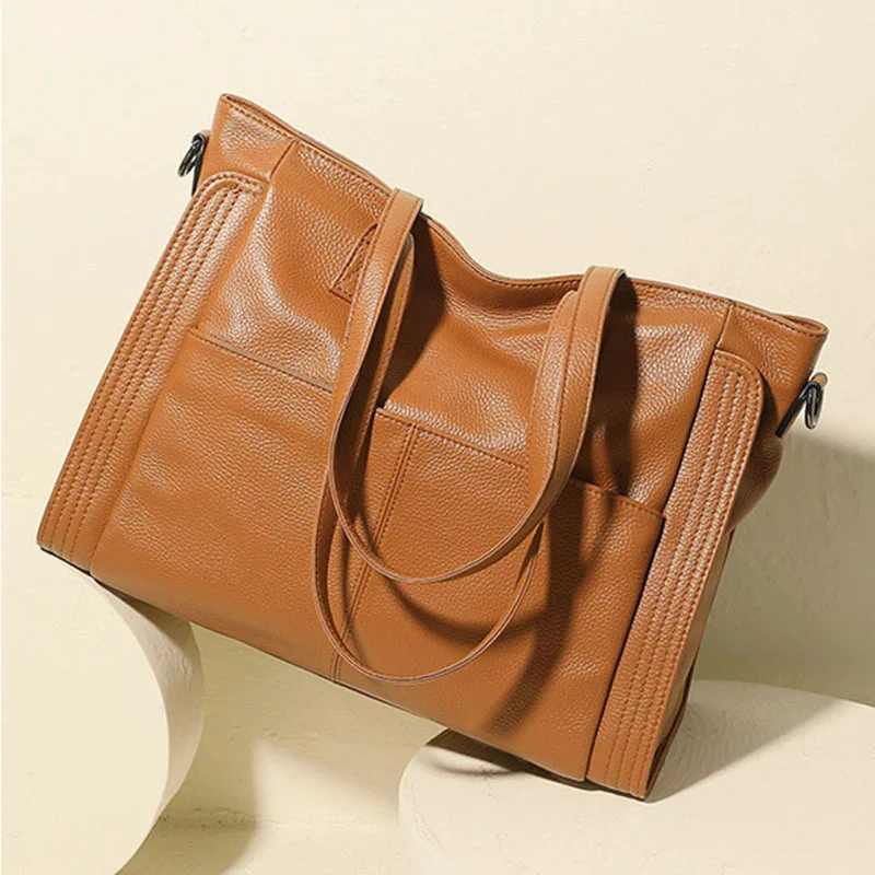 

Top Natural Cow Leather Handbag for Lady High quality Genuine Leather Women's Messenger bags Tote Crossbody bag Bolsas Feminina
