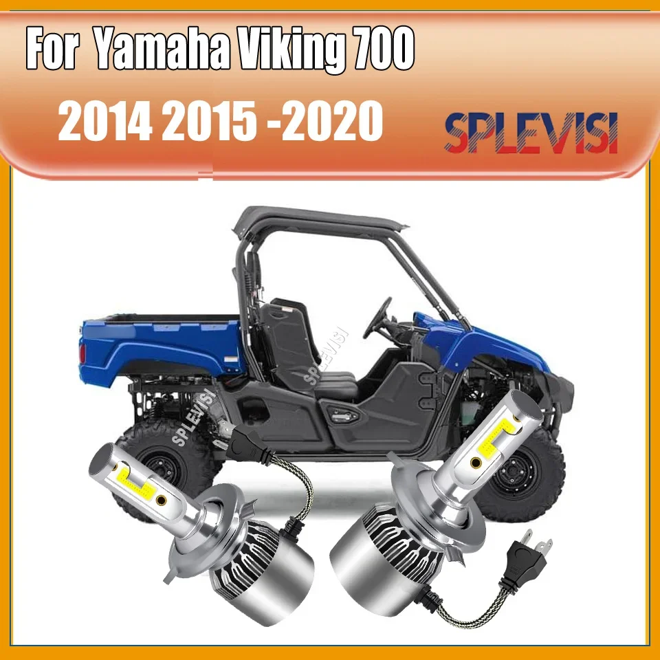 12v-24v H4 LED Headlight -brightness ensure safer nighttime driving For Yamaha Viking 700 2014 2015 2016 2017 2018 2019 2020