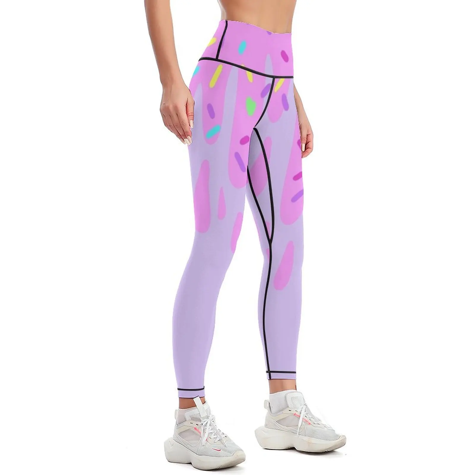 Melted Ice Cream Leggings sportswear woman gym 2024 exercise clothing for Fitness woman leggins push up woman Womens Leggings