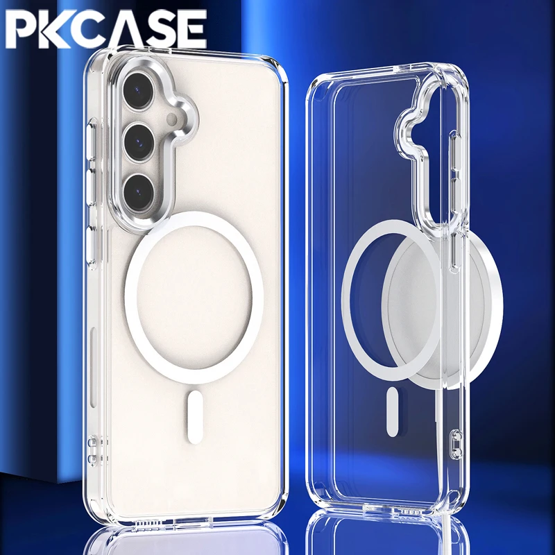 

PKCASE High Transparent Splicing Color Case For Xiaomi POCO X5 Magnetic Cover For Redmi 13C 12C 12 11A Note 13 12 Pro Plus 11 4G