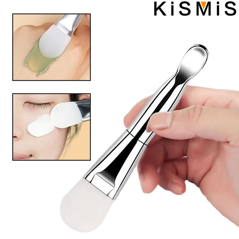 KISMIS 1 Pack SPA Professional Silicone Mask Facial Massager Beauty Cleansing Instrument Beauty Mask Brush Applicator