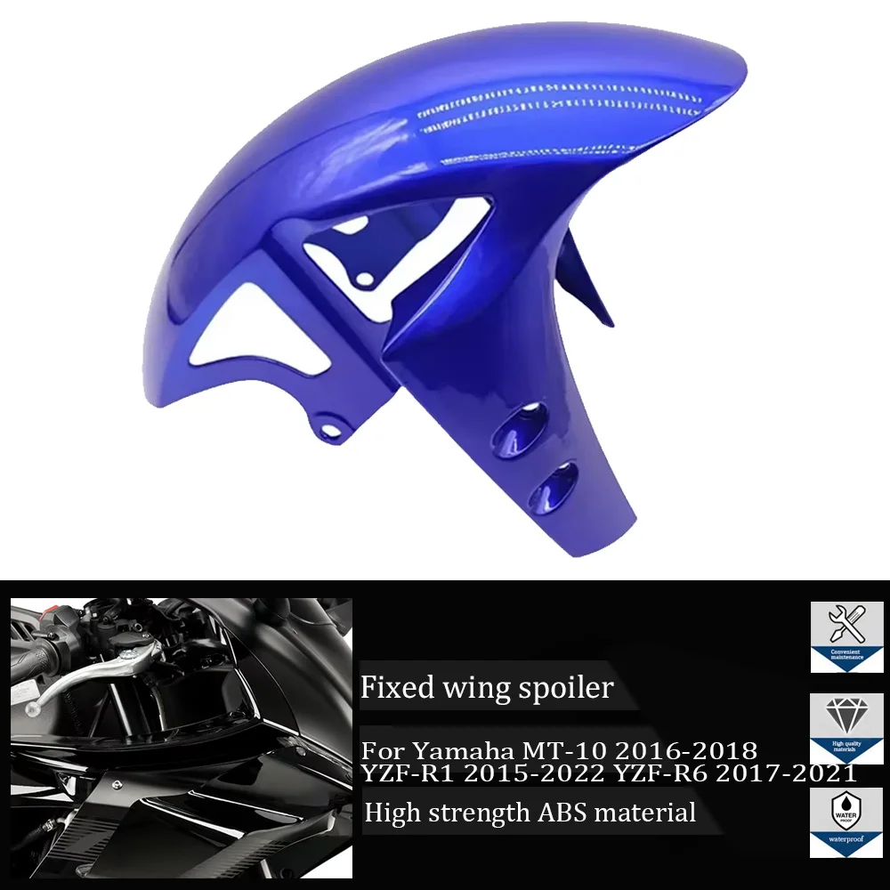 

For Yamaha MT-10 MT10 2016-2018 YZF-R1 YZFR1 2015-2022 YZFR6 YZF-R6 2017-2021 ABS Motorcycle Front Fender Mudguard Splash Guard