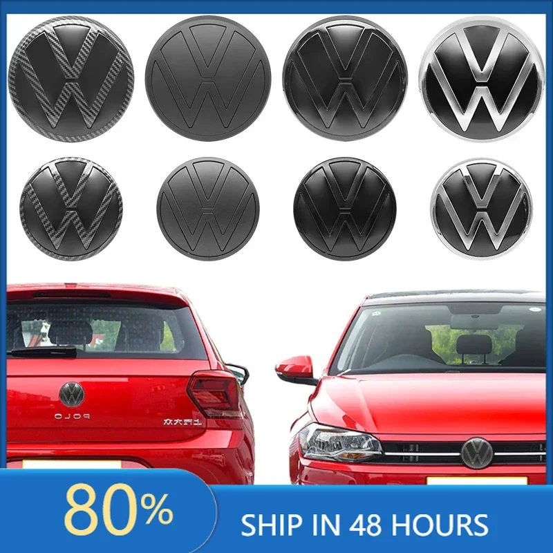 

Колпаки ступицы 2 шт. ABS 139 мм 110 мм VW Polo Автомобильный передний логотип Решетка Значок багажника Для Volkswagen Polo 6 2019-2024 Замена автомобиля Ac